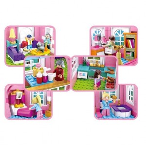 Sluban GIRLS DREAM-VILLA 896pcs